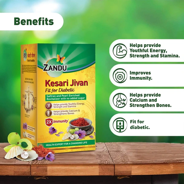 Zandu Kesari Jivan Fit For Diabetic 450 g