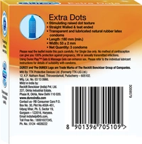 Durex Condom Extra Dots 3 U