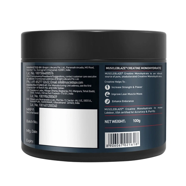 Muscleblaze Creatine Monohydrate Powder 100 g