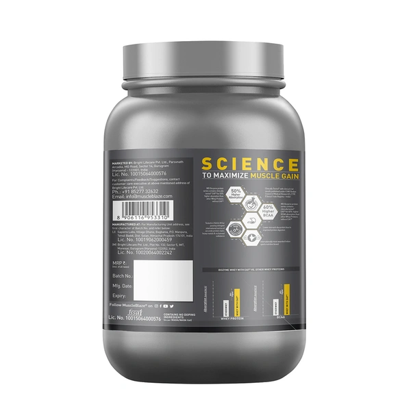 Muscleblaze Biozyme Performance Whey Powder 1 kg