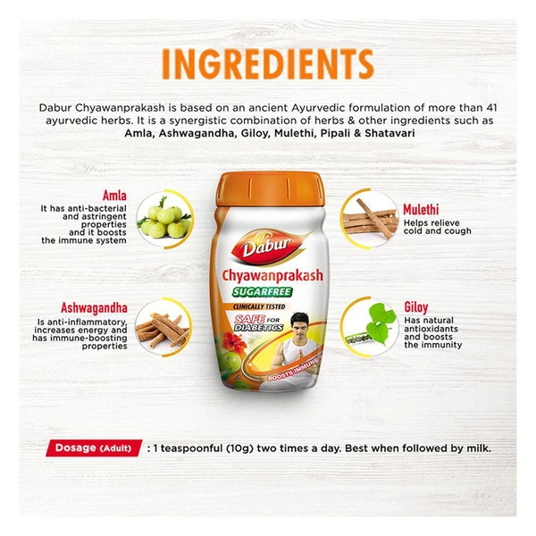 Dabur Chyawanprakash (Sugar Free) 500 g