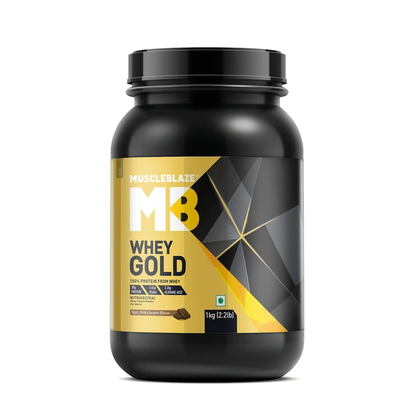 Muscleblaze Rich Milk Chocolate Whey gold Powder 1 kg