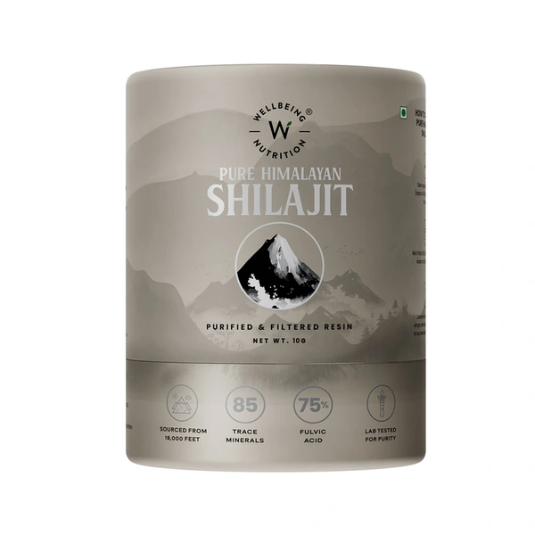 Wellbeing Nutrition Shilajit Silver 10g
