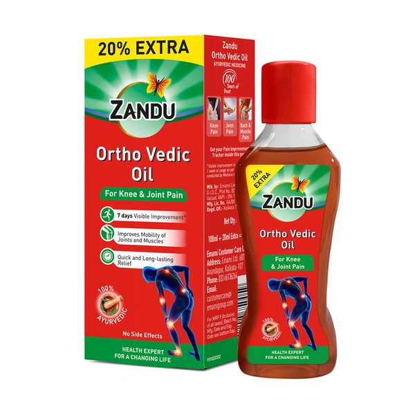Zandu Ortho Vedic Oil 120 ml