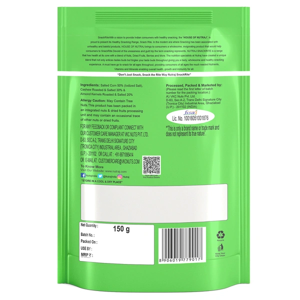 Nutraj Snackrite Corn Delight 150 g