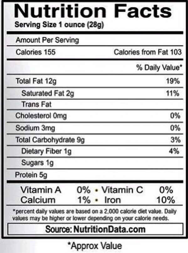 Nutraj Whole Cashew 500 g