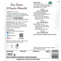 Nutraj Dry Dates (Chuara Kharek) 500 g