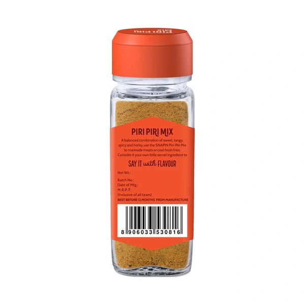 Snapin Piri Piri Mix Masala Bottle 50 g
