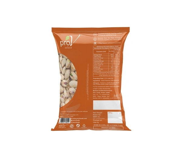 Prov California Salted & Roasted Pistachio 200 g