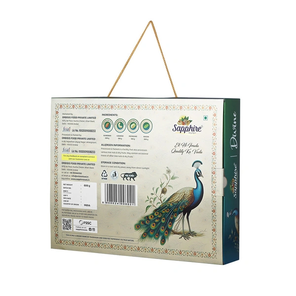 Sapphire Divine Dry Fruits Gift Pack 600 g