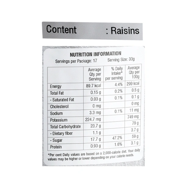 Kalbavi Premium Indian Raisins (Kishmish) 500 g