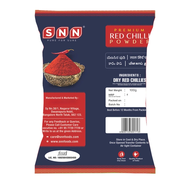 SNN Premium Chilli Powder 100 G