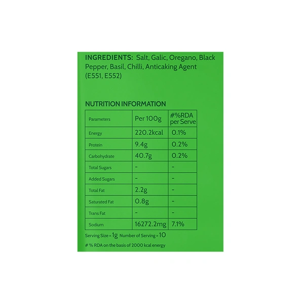 Snapin Oregano Pizza Seasoning Sachet 10 g
