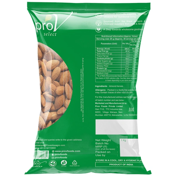 Prov Select California Almond (Independence) 1 kg