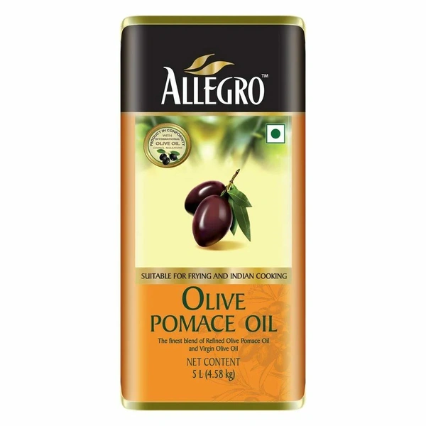 Allegro Pomace Olive Oil Tin, 5 L