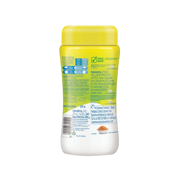 Sugarfree Natura Cook And Bake Diet Sugar 220 g