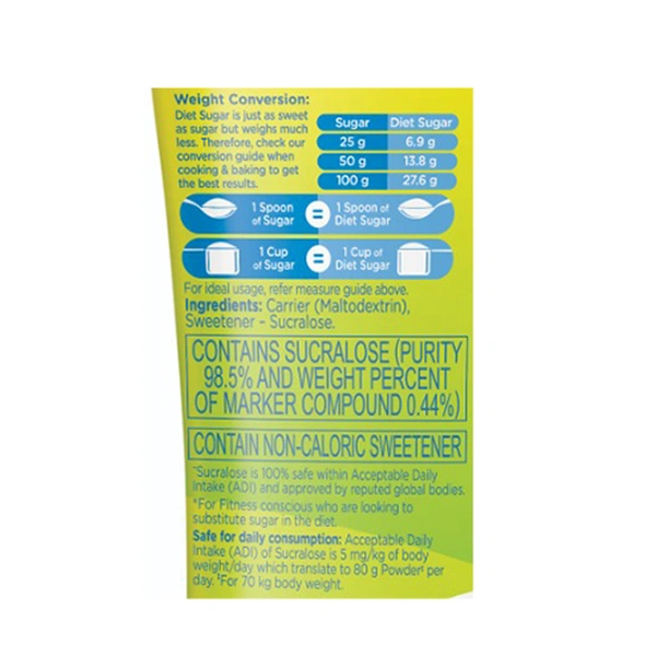 Sugarfree Natura Cook And Bake Diet Sugar 220 g