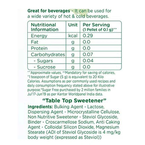 Sugarfree Green 300 Pellets 1 N