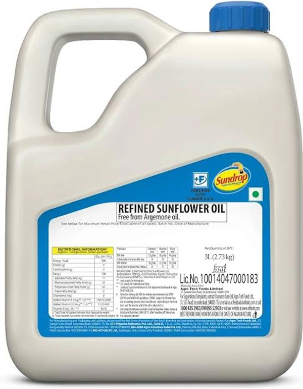 Sundrop Superlite Advance Oil Jar, 3 L