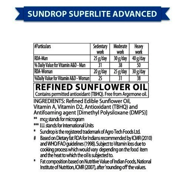 Sundrop Superlite Advance Oil Jar, 3 L