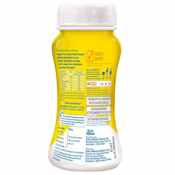 Sugarfree Gold Powder Pet Bottle 100 g