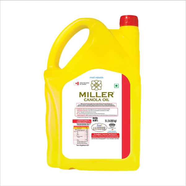 Miller Canola Oil Jar, 5 L