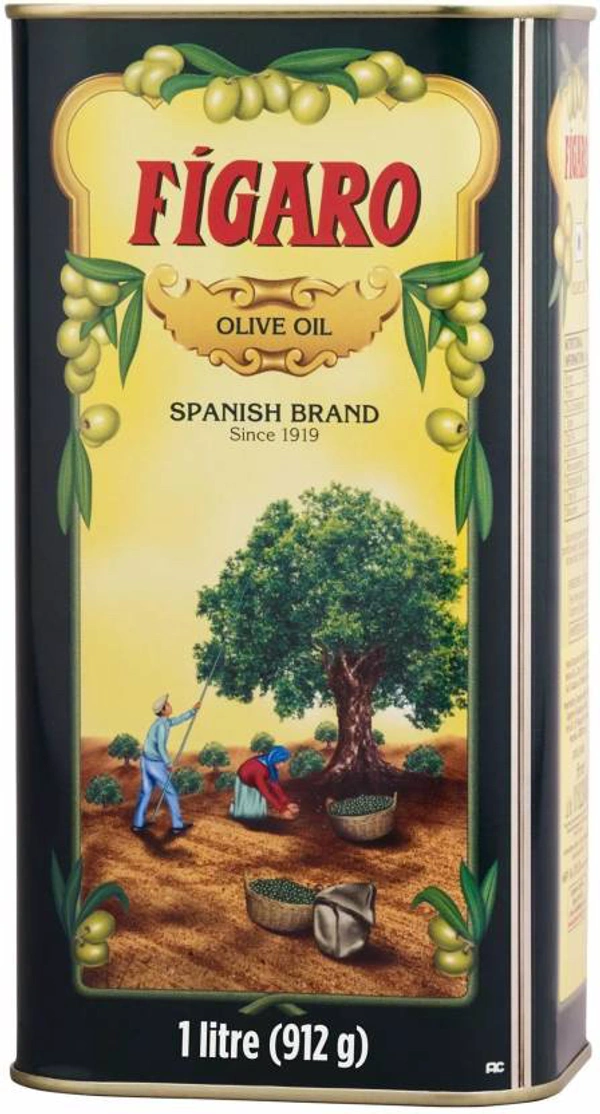 Figaro Pure Olive Oil Tin, 1 L