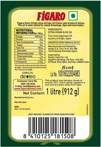 Figaro Pure Olive Oil Tin, 1 L
