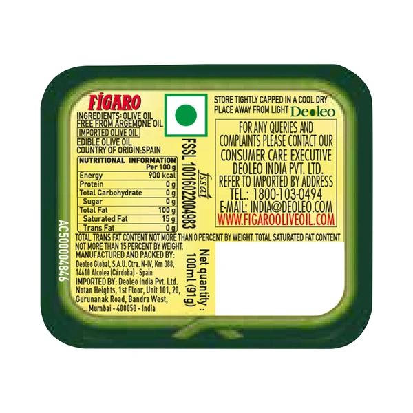Figaro Pure Olive Oil 100 ml