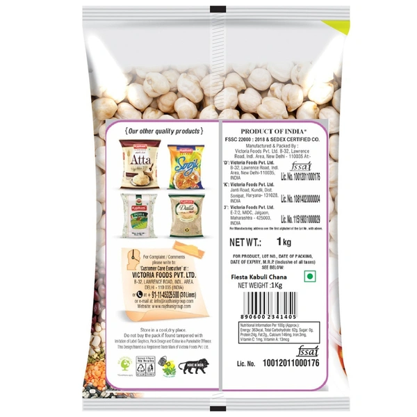 Fiesta Kabuli Chana 1 kg