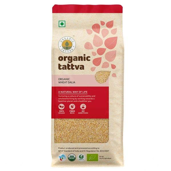 Organic Tattva Wheat Dalia 500 g