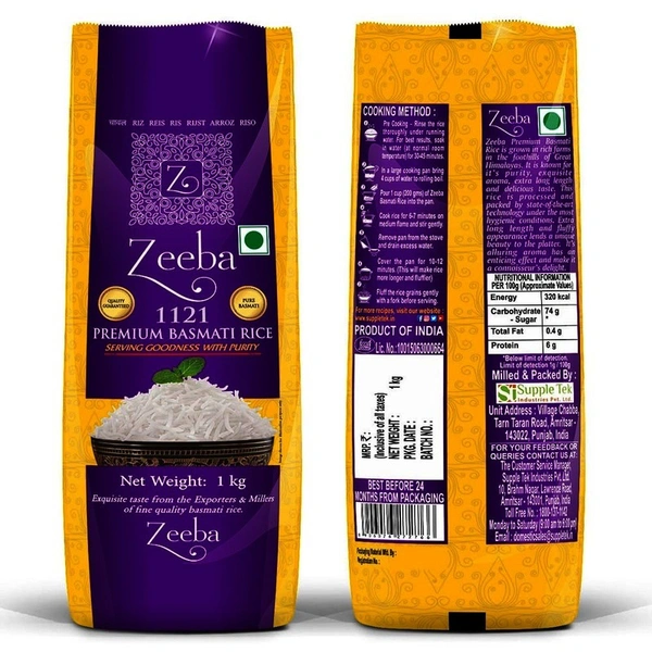 Zeeba Premium Basmati Rice 1 kg