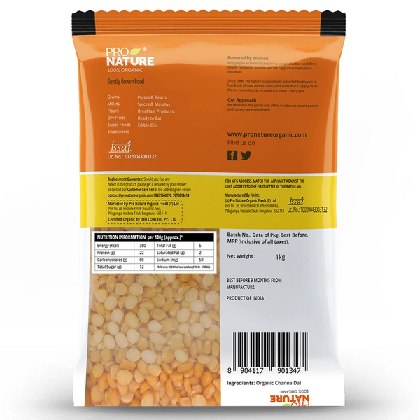 Pro Nature Chana Dal 1 kg