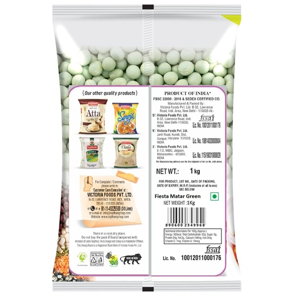 Fiesta Matar Green 1 kg