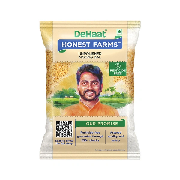 Dehaat Honest Farms Moong Dal 500 g