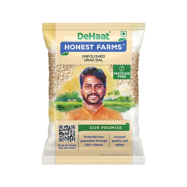 Dehaat Honest Farms Urad Dal 500 g