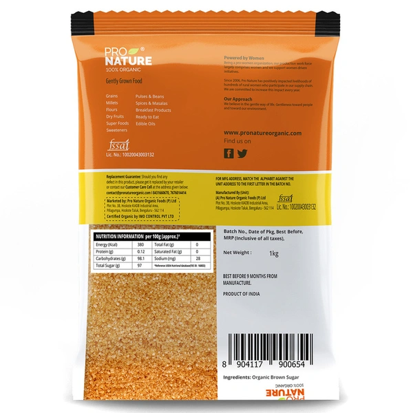 Pro Nature Brown Sugar 1 kg