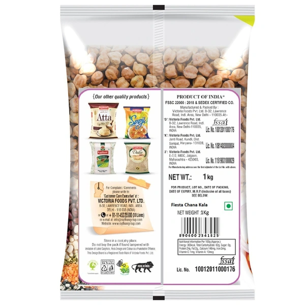 Fiesta Chana Kala 1 kg