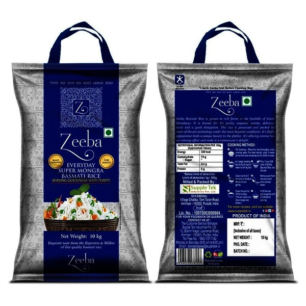 Zeeba Everyday Super Mogra Rice 10 kg