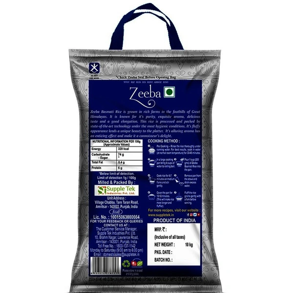 Zeeba Everyday Super Mogra Rice 10 kg