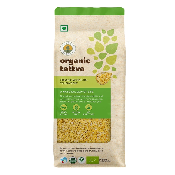 Organic Tattva Moong Dal Yellow Split 1 kg