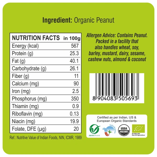 24 Mantra Organic Peanut 500 g