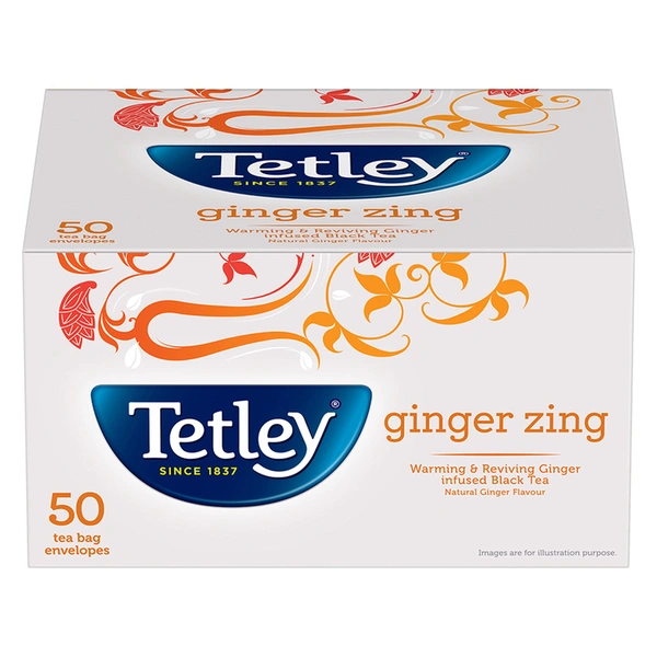 Tetley Flavour Tea Bags Ginger 100 g