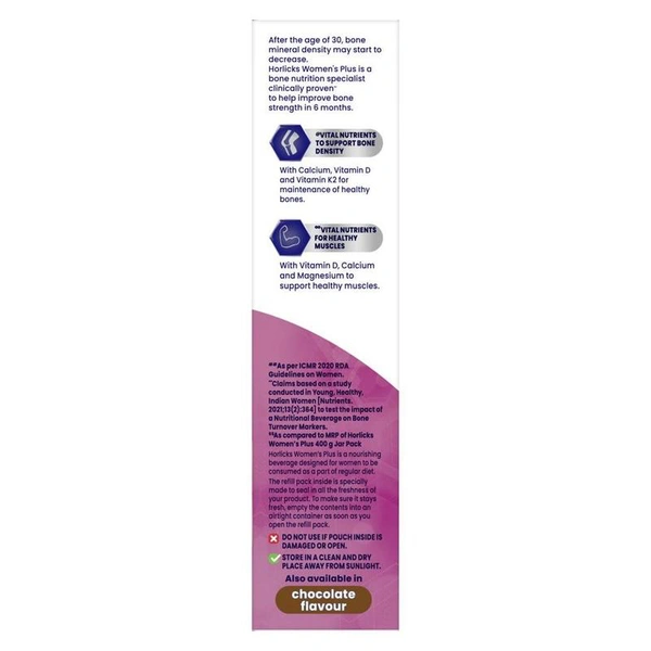 Horlicks Women's Plus Caramel Powder 400 g