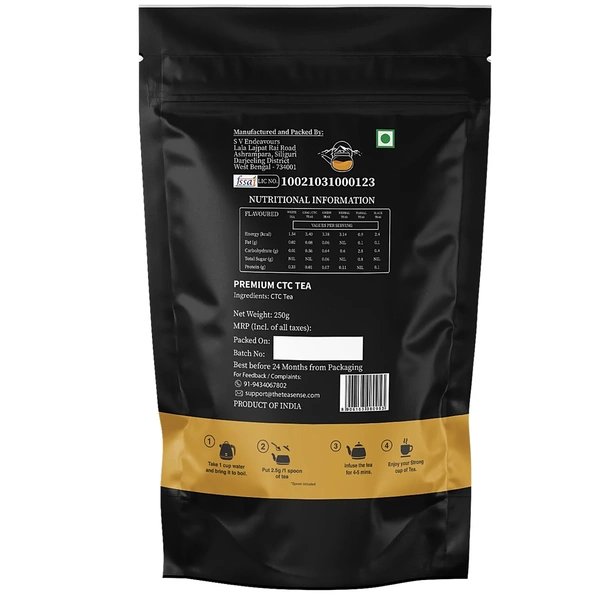 Teasense Premium CTC Tea 250 g