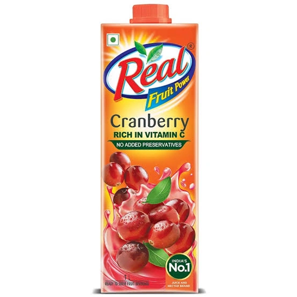 Real Cranberry Juice 1 L