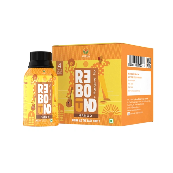 Rebound Mango Juice Pack 4 N ( 60 ml Each)