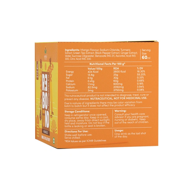 Rebound Mango Juice Pack 4 N ( 60 ml Each)