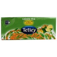 Tetley Tea Bags Ginger Mint, Sachet, 100N
