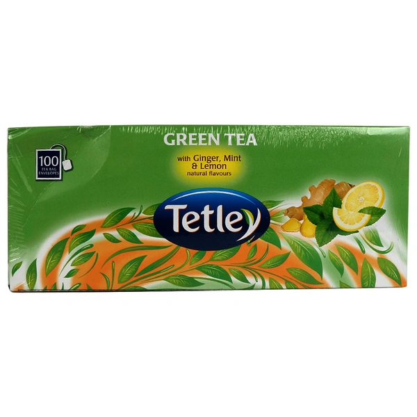 Tetley Tea Bags Ginger Mint, Sachet, 100N